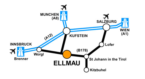 location of Ellmau